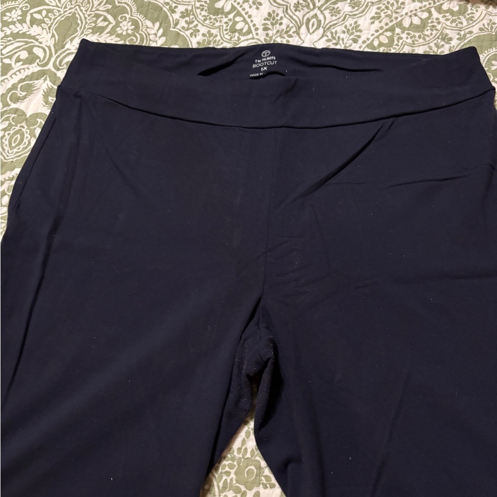 Talbots Navy Bootcut Joggers